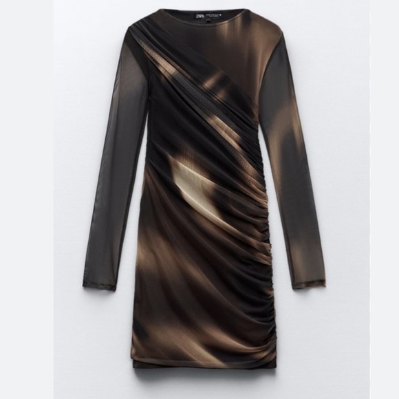 Zara NWT mesh tulle dress - Picture 7 of 10